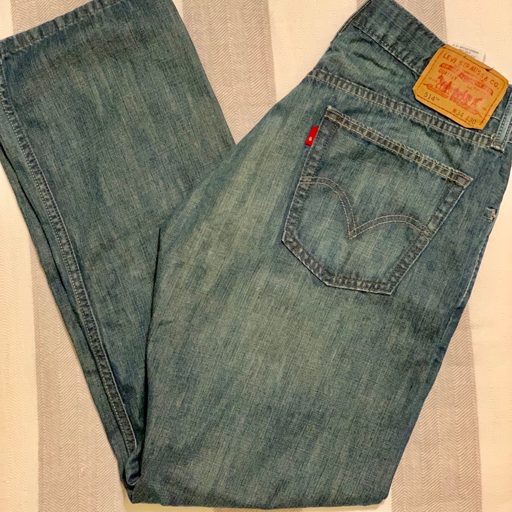 🖤Levi’s 514 Slim Straight Denim Jeans 34X30